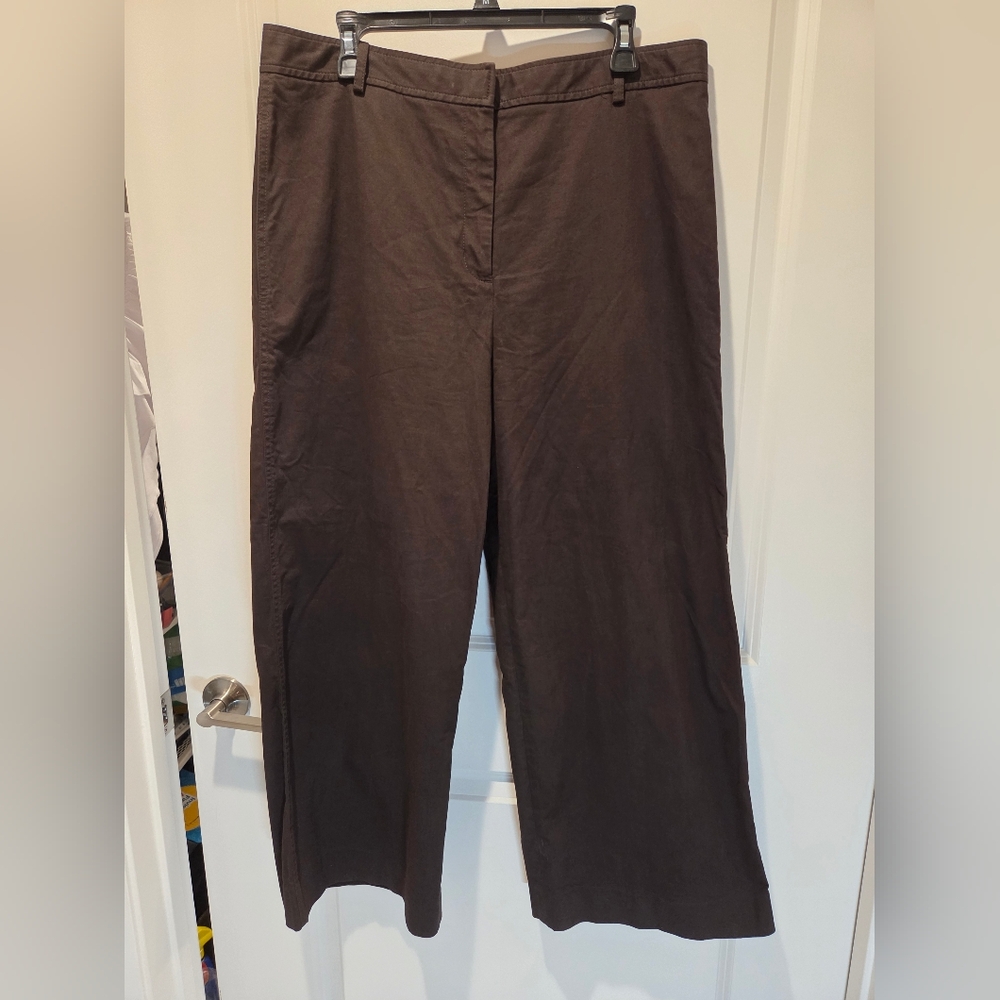 M.M.Lafleur Brown Wide-Leg Pants - Picture 3 of 9